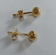 Volleyball Gold Earrings